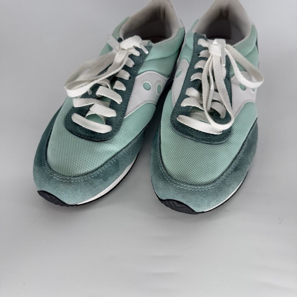 Saucony Hornet Women's Sneakers Size 8.5 Teal Mint White Retro Running S60538-7 - Picture 6 of 14